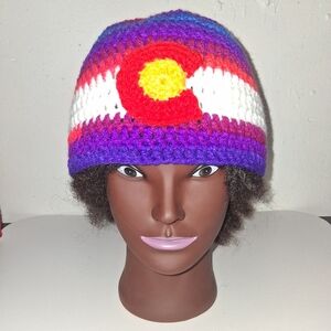Colorful Crochet Beanie